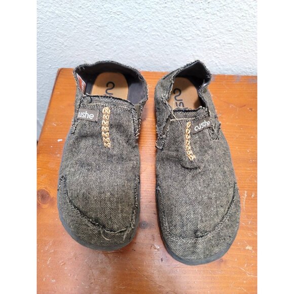 Cushe Men's Slip-On Canvas Loafers Size 9 Casual Lightweight Shoes Durable Rubbe - Picture 2 of 11